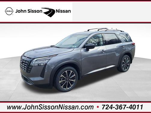 Gun Metallic 2026 Nissan Pathfinder Platinum SUV