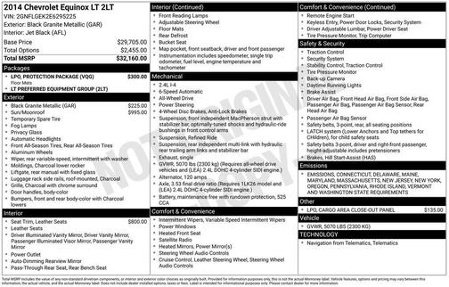 2014 Chevrolet Equinox 2LT
