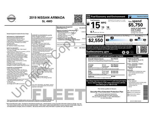 2019 Nissan Armada SL