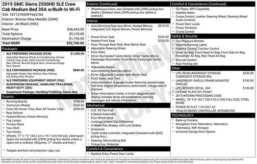 2015 GMC Sierra 2500 SLE