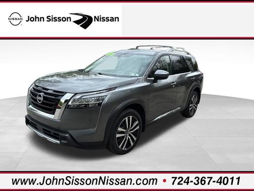 Gun Metallic 2024 Nissan Pathfinder Platinum