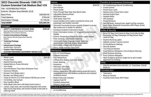 2022 Chevrolet Silverado 1500 Custom