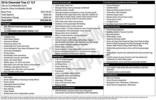 2016 Chevrolet Trax LT