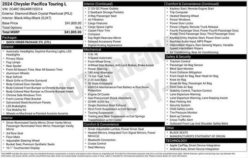 2024 Chrysler Pacifica Touring L