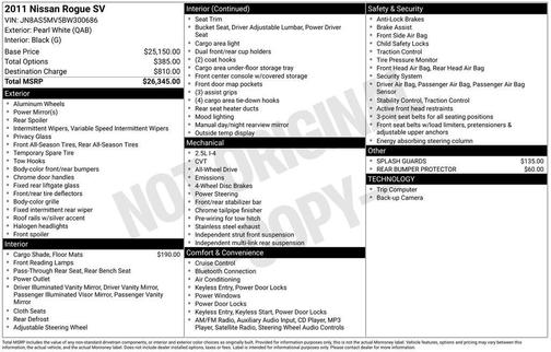 2011 Nissan Rogue SV