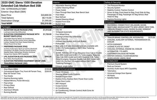 2020 GMC Sierra 1500 Elevation