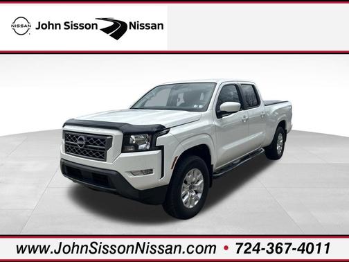 Glacier White 2023 Nissan Frontier SV
