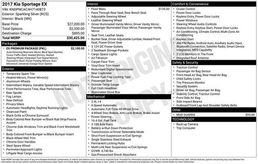 2017 Kia Sportage EX
