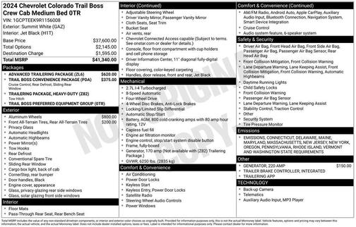 2024 Chevrolet Colorado Trail Boss