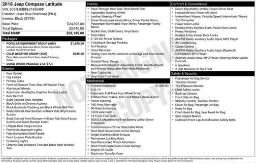 2018 Jeep Compass Latitude