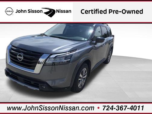 Gun Metallic/Super Black 2022 Nissan Pathfinder SL
