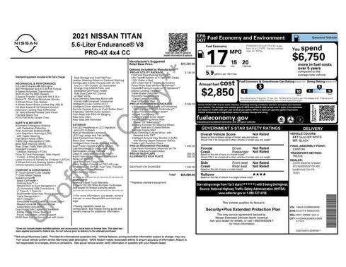 2021 Nissan Titan PRO-4X