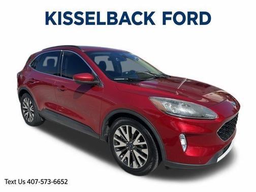 Rapid Red Metallic Tinted Clearcoat 2020 Ford Escape Titanium Hybrid