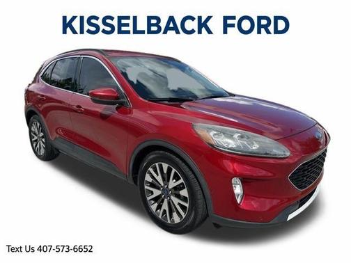 Rapid Red Metallic Tinted Clearcoat 2020 Ford Escape Titanium Hybrid