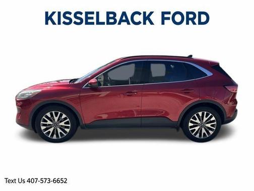 Rapid Red Metallic Tinted Clearcoat 2020 Ford Escape Titanium Hybrid