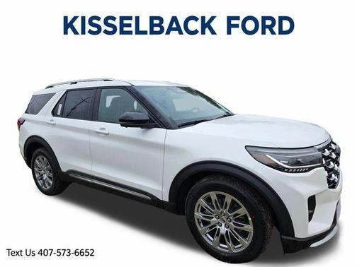 Star White 2026 Ford Explorer Platinum