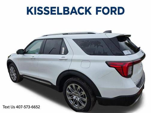 Star White 2026 Ford Explorer Platinum