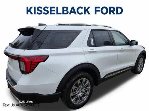 Star White 2026 Ford Explorer Platinum