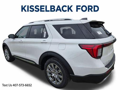 Star White 2026 Ford Explorer Platinum