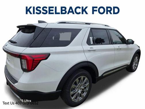 Star White 2026 Ford Explorer Platinum