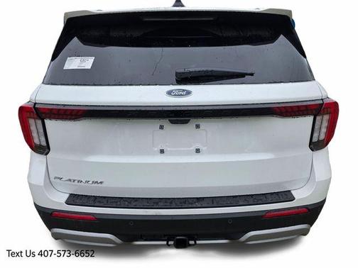 Star White 2026 Ford Explorer Platinum