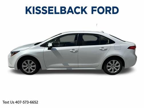 White 2022 Toyota Corolla LE