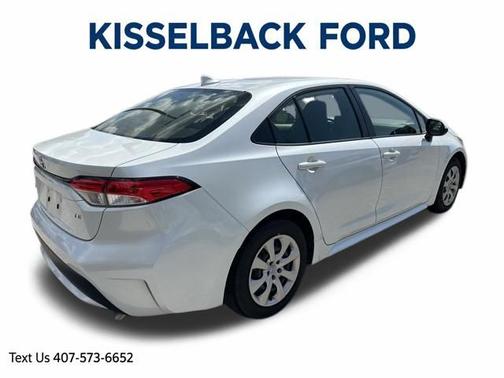 White 2022 Toyota Corolla LE