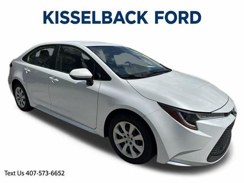 White 2022 Toyota Corolla LE