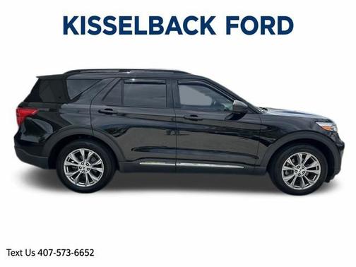 AGATE BLACK METALLIC 2022 Ford Explorer XLT