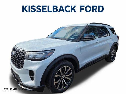 Space White Metallic 2026 Ford Explorer ST-Line