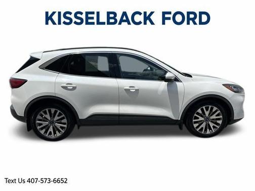 Star White 2020 Ford Escape Titanium Hybrid