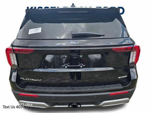 Agate Black Metallic 2026 Ford Explorer Platinum