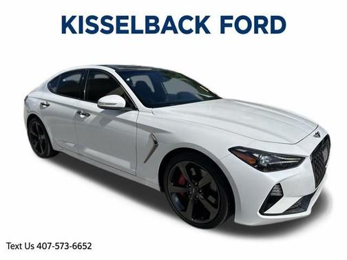 Casablanca White 2019 Genesis G70 3.3T ADVANCED
