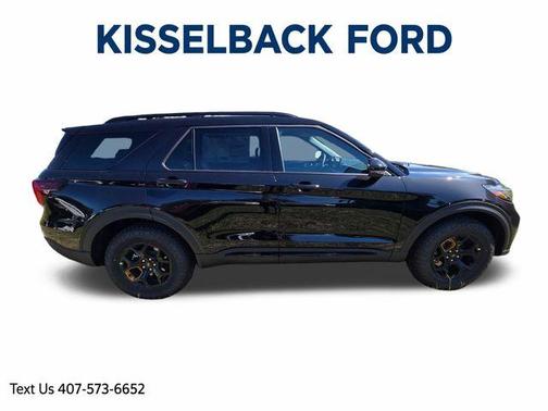 Agate Black Metallic 2026 Ford Explorer Tremor