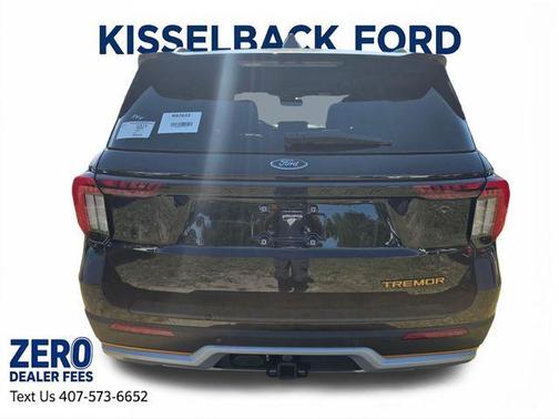 Agate Black Metallic 2026 Ford Explorer Tremor