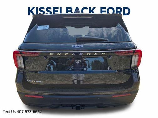 Agate Black Metallic 2026 Ford Explorer Active