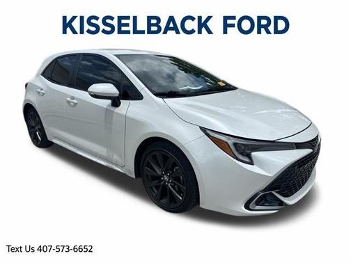 Wind Chill Pearl 2023 Toyota Corolla Hatchback XSE