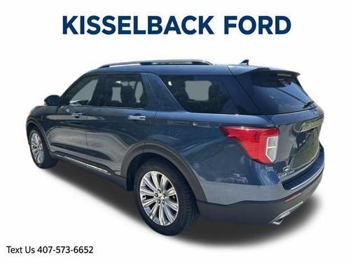 Blue Metallic 2020 Ford Explorer Limited