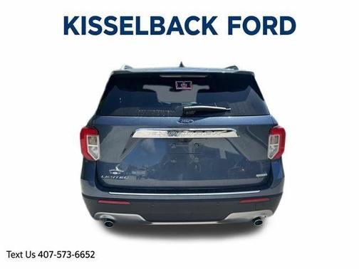 Blue Metallic 2020 Ford Explorer Limited