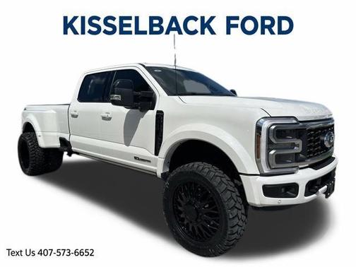 Star White 2025 Ford F-450 Platinum