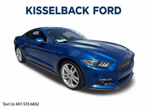 Lightning Blue Metallic 2017 Ford Mustang EcoBoost Premium