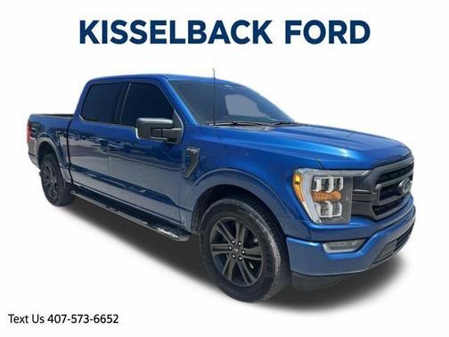 Atlas Blue Metallic 2022 Ford F-150 XLT