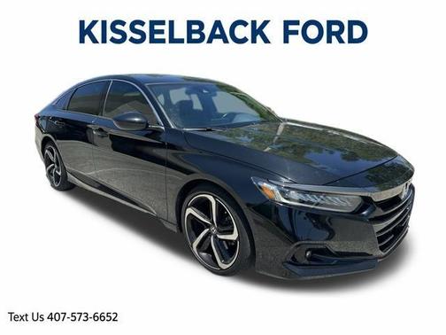 Crystal Black Pearl 2022 Honda Accord Sport 1.5T