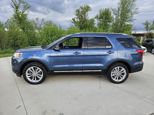 Blue Metallic 2018 Ford Explorer XLT