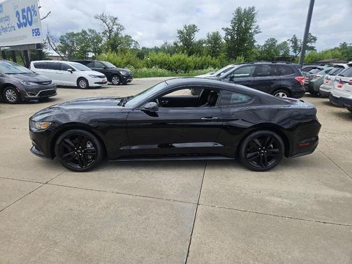 Shadow Black 2017 Ford Mustang EcoBoost Premium