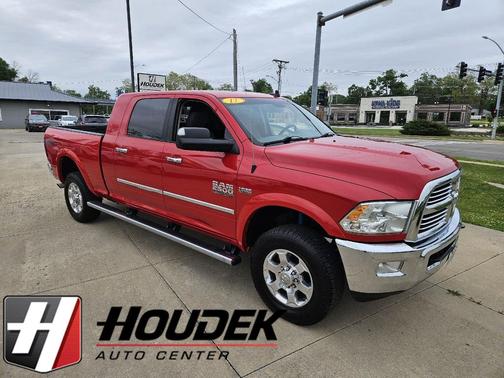 Flame Red Clearcoat 2017 RAM 2500 Lone Star Mega Cab 4x4 6'4' Box