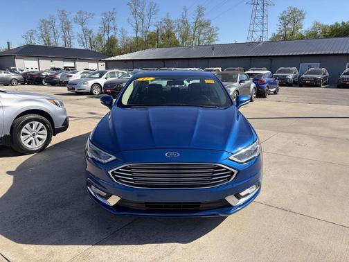 Lightning Blue 2017 Ford Fusion SE