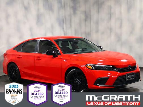 Rallye Red 2022 Honda Civic Sport
