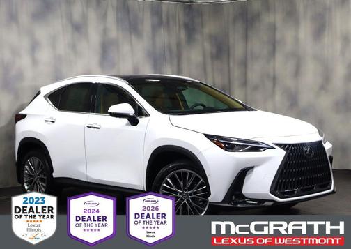 Ultra White 2026 Lexus NX 350h Luxury