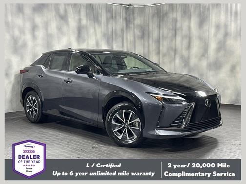 Cloudburst Gray/Black 2023 Lexus RZ 450e Premium